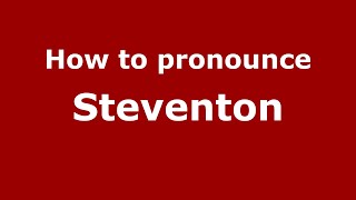 How to pronounce Steventon