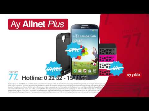 Ay Yildiz Ay Allnet Plus inkl. Samsung S4+JXD Soundbar+Power-Akku by Handy77.de
