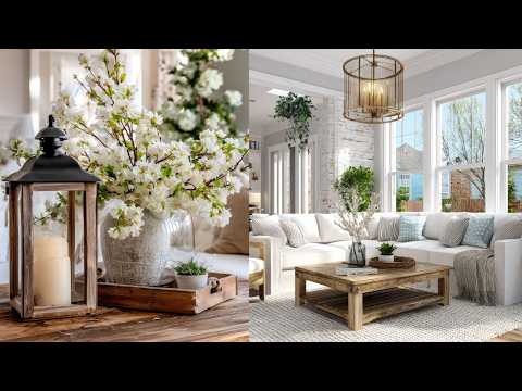 Lighten Up Your Home Part 2 🌼 | Winter to Spring Farmhouse Decor Transition