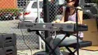 Nikki Flores at the Yahoo! BBQ