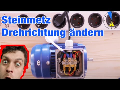 Drehrichtung ändern Steinmetz Drehstormmotor