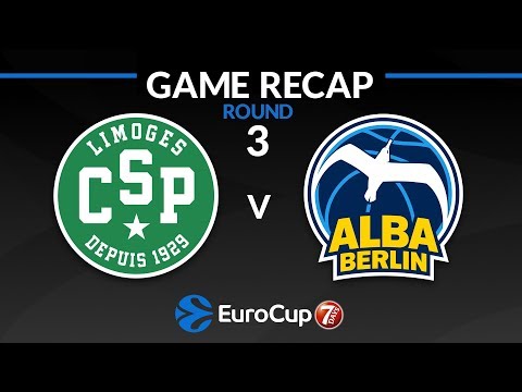 Highlights: Limoges CSP - ALBA Berlin