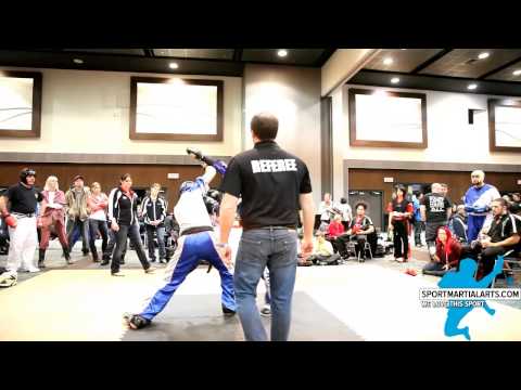 Canadian Open 2015   Men's point sparring   Ross Levine v unk