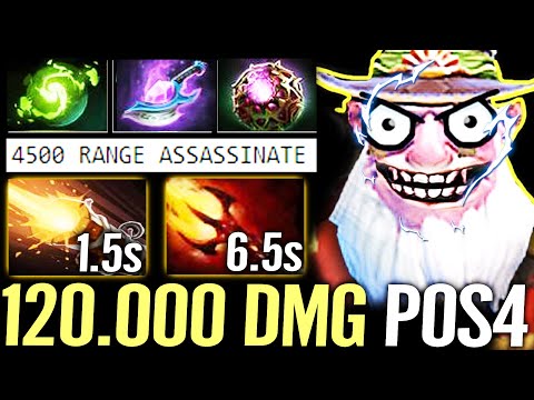🔥 120.000 DMG Sniper POS4 — WTF 4500 Cast Range Stun + Dagon So Annoying Hero Dota 2 Pro