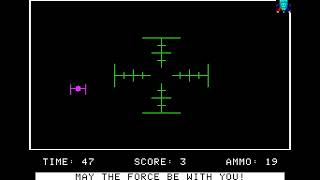 Apple ll Game:  Star Wars (1977 Powersoft)