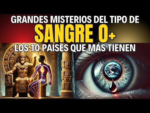 🩸 SANGRE O+ 🔥Los MISTERIOS  que NO te cuentan 🧬 Los 10 Países CON MÁS Sangre O+ 🌎 ¿DE DÓNDE VIENE?