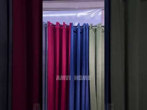 4 x 7 feet velvet curtain, plain