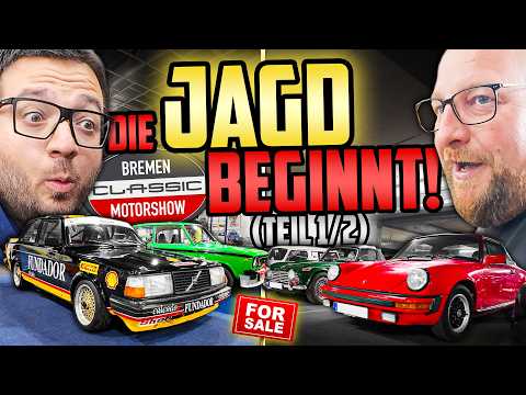 MARCO & GIU auf SCHNÄPPCHENJAGD! - Bremen Classic Motorshow 2026 (Teil 1/2) - ALLEIN auf der MESSE!