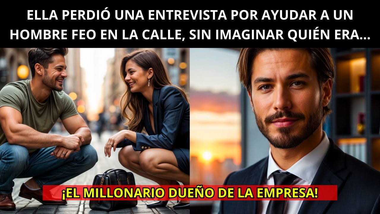 ELLA PERDIÓ UNA ENTREVISTA POR AYUDAR A UN HOMBRE NECESITADO, SIN IMAGINAR QUE ÉL SERÍA...