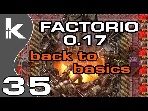 Factorio 0.17 | Back To Basics Ep 35 | Rocket Launch and Base Tour