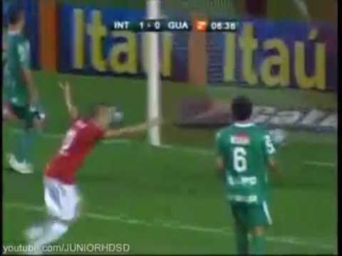 Internacional 3X0 Guarani Gols 02/10/2010 Brasileirão 2010