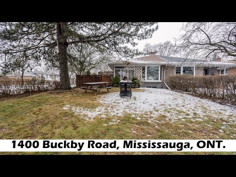 1400 Buckby Road Mississauga - Semi detached Home for Sale