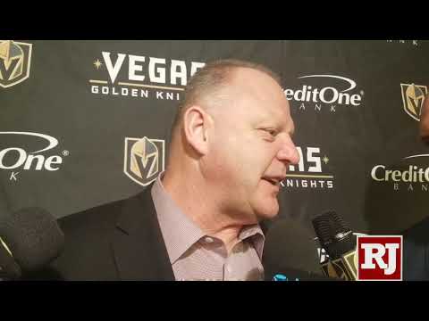 Las Vegas Golden Knights coach Gerard Gallant speaks