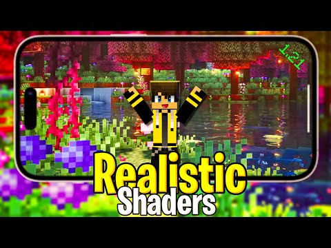 Top 10 Realistic SHADERS for Minecraft PE 1.21+ 🔥
