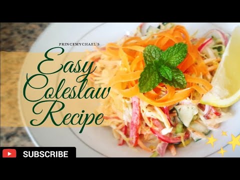 Easy (Not Your Ordinary) Coleslaw Recipe | #Food #African #Zambian #HowTo