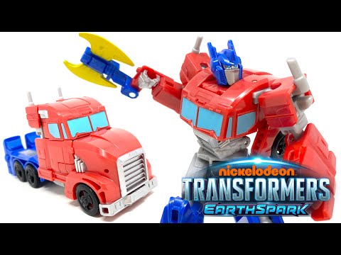 Transformers EARTHSPARK Warrior Class OPTIMUS PRIME Review