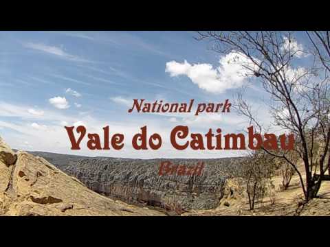 National park Vale do Catimbau Brazil