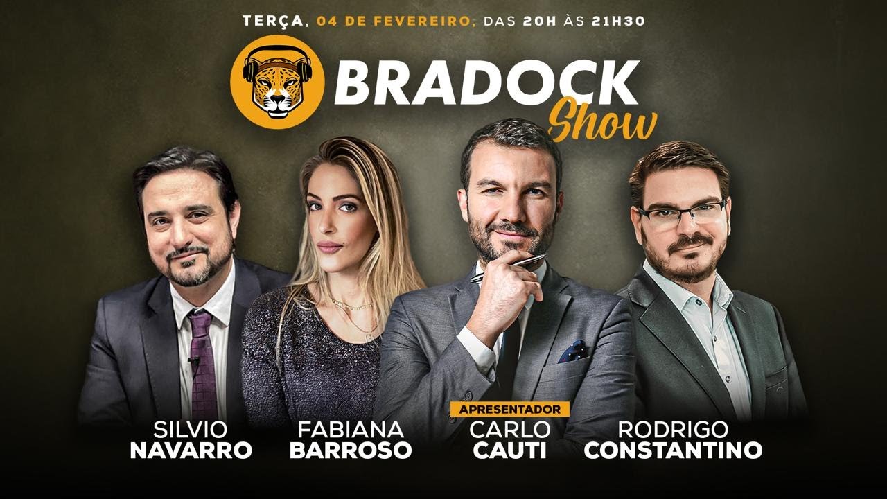 Bradock Show 04/02/25 - Carlo Cauti, Rodrigo Constantino, Fabiana Barroso e Silvio Navarro