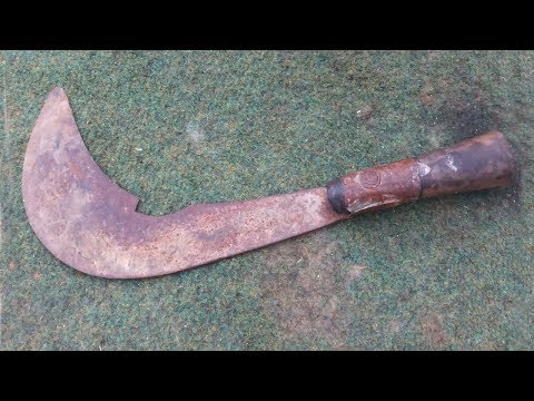 Antique Rusty Cleaver Restoration