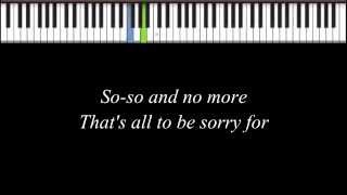 Agnes Obel - Just So (solo piano arrangement)