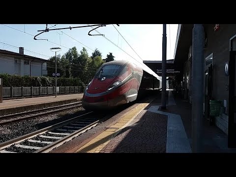 HD - Frecciarossa 1000 (FR 9420) Roma T. - Venezia S. Lucia in transito a Terme Euganee