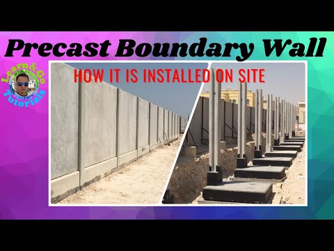 Precast Boundary Wall - Precast Compound Wall from Vellode