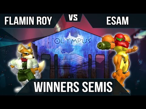 Olympus - SS | Flamin Roy (Fox) vs. CT | ESAM (Samus) SSBM Winners Semis - Melee