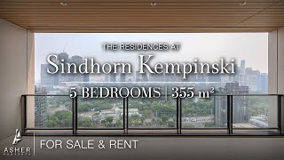 The Residences at Sindhorn Kempinski | 5 Bedrooms | 355 sq.m. | Available for SALE & RENT