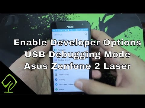 How to Enable/Disable Developer Options/USB Debugging Mode on Asus Zenfone 2 Laser