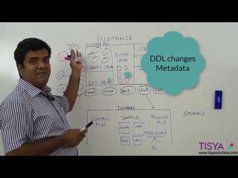 DDL statement processing in an Oracle Database - DBArch Video 9