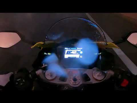 When it rains, it pours.  Aprilia RS660 in heavy rain.