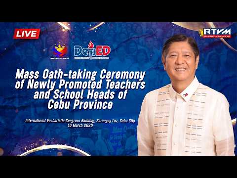 Mass Oath-taking Ceremony of Newly Promoted Teachers and School Heads of Cebu Province