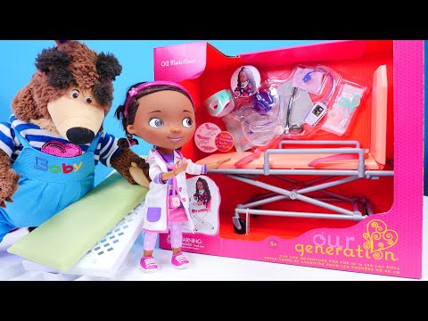 Doc McStuffins hat Sprechstunde. Spielzeug Video auf Deutsch