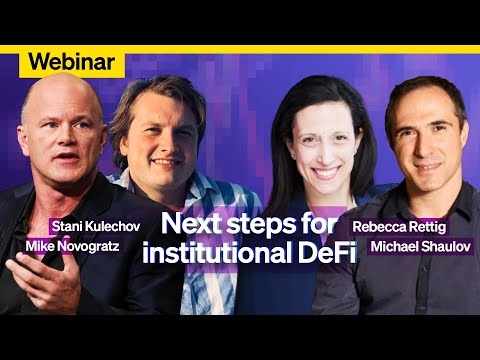 Next Steps for Institutional DeFi with Mike Novogratz and Aave's Stani Kulechov