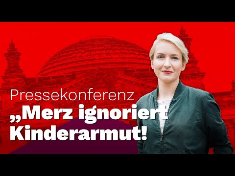 Kinderarmut wächst - und Merz schaut weg! Pressekonferenz mit Ines Schwerdtner