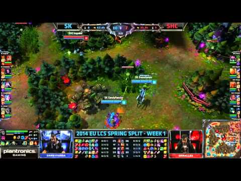 SK Gaming vs SUPA HOT CREW | Season 4 EU LCS Spring split 2014 Super week W1D3 | SK vs SHC G1