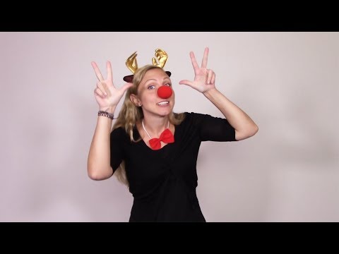 Teckenspråk - Rudolf med röda mulen - MegaVega (Swedish sign language)