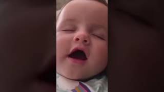 cute baby whatsapp status, baby talk on sleeping #shorts