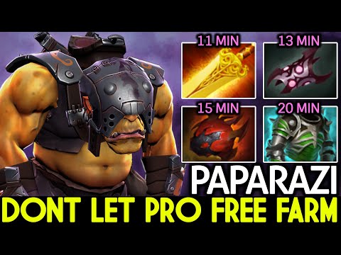 PAPARAZI [Alchemist] Dont Let Pro Free Farm 11 Min Radiance Dota 2