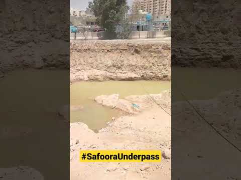 BRT Underpass Construction at Safoora 16-04-2022