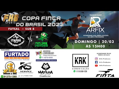 ITAPOÃ x NINJAS VERDES - FUTSAL SUB 8