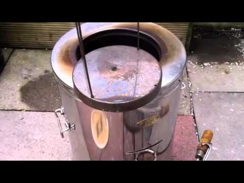 Outdoor cooking with tandoor clay oven