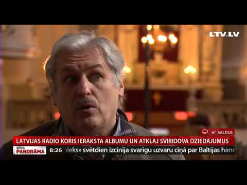Latvijas Radio koris ieraksta albumu un atklāj  Sviridova dziedājumus