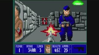 286 TURBO Build Boot Sequence + Wolfenstein 3D - VGA Scaler + VGA Capture Test