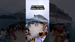 MSC PREZIOSA cruzeiro  Angra dos Reis 12/25  navio @cruzeiros2025  Buzios #drone #shorts