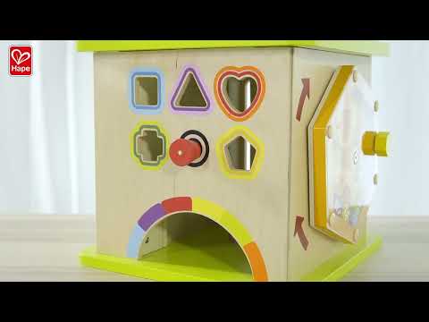 Бізікуб дерев'яний Hape Сільські звірята (E1810)