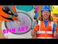 Spin Art And The Crayola Experience With Handyman Hal Crayola Crayons