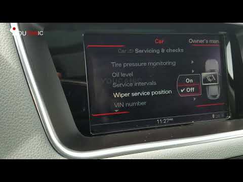 DIY Guide: How to Set Audi Wipers in Service Position – Quick and Easy Steps