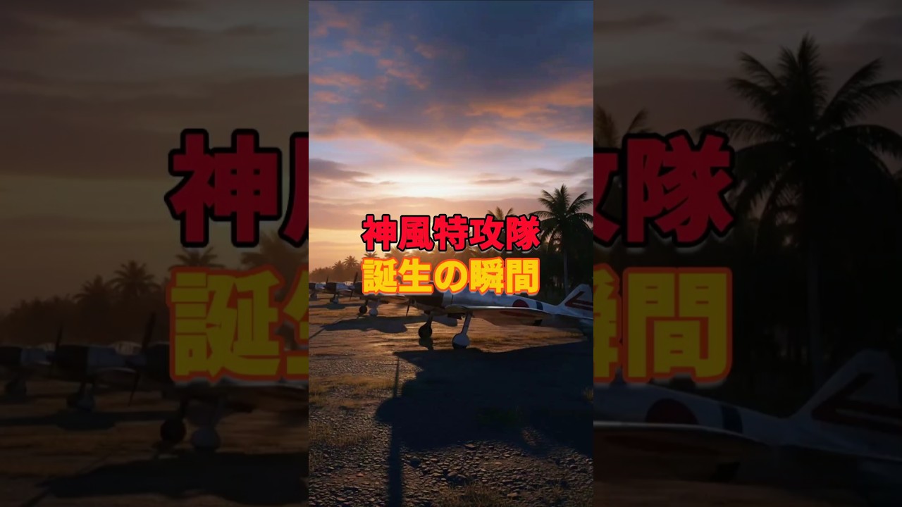 【特攻隊】神風特別攻撃隊の誕生 #特攻隊#神風特攻隊 #鹿屋基地#戦史秘話#第二次世界大戦#Kamikaze#MilitaryHistory#AviationHistory#ZeroFighter