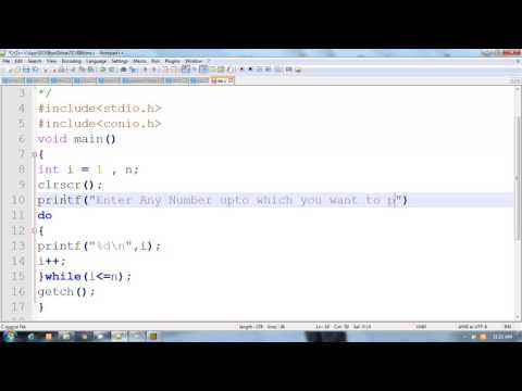 C Programming The First C Language Program Part 1